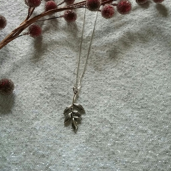 Leaf & Branch Necklace - Picture 2 of 5